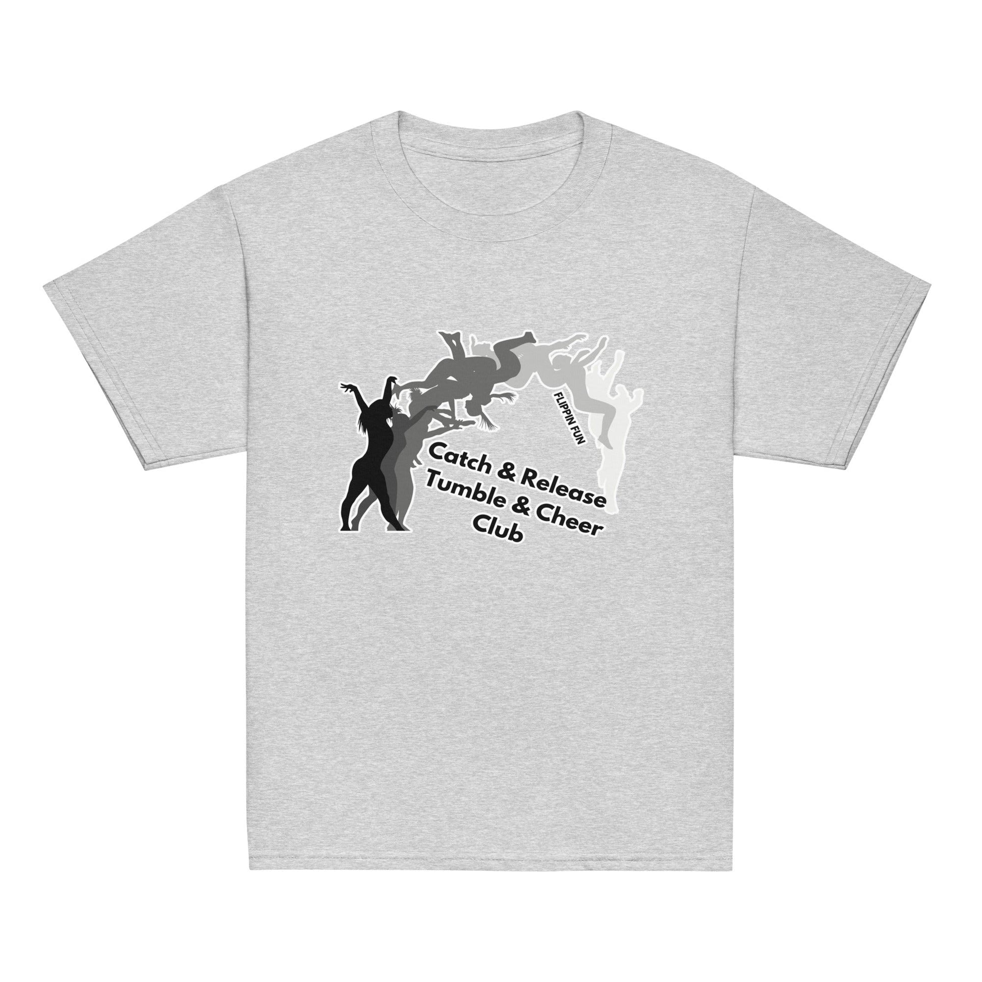 Classic | Youth T Shirt | Catch & Release Tumble & Cheer Club | Tumble Logo