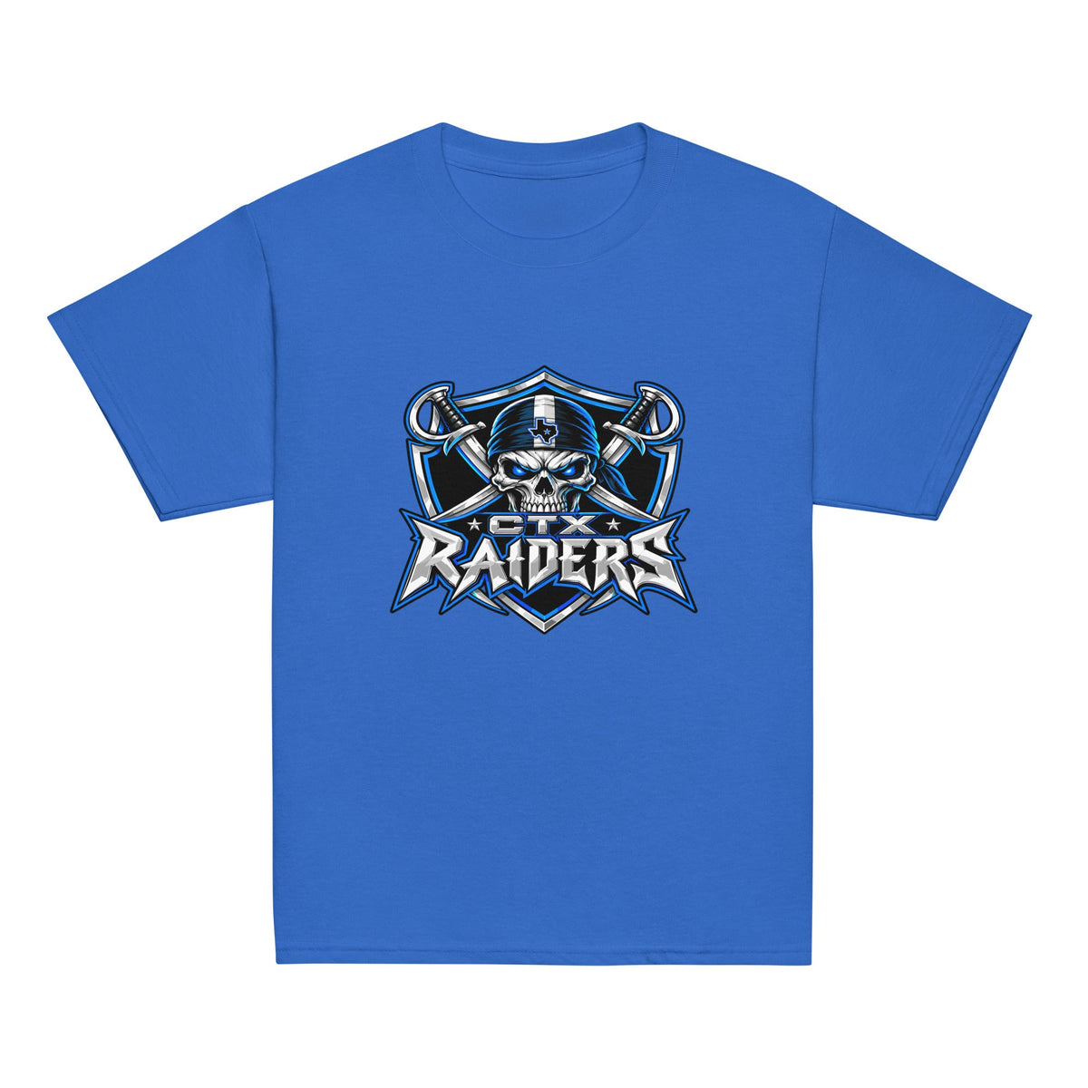 Classic | Youth T Shirt | Central Texas Raiders | Shield Logo