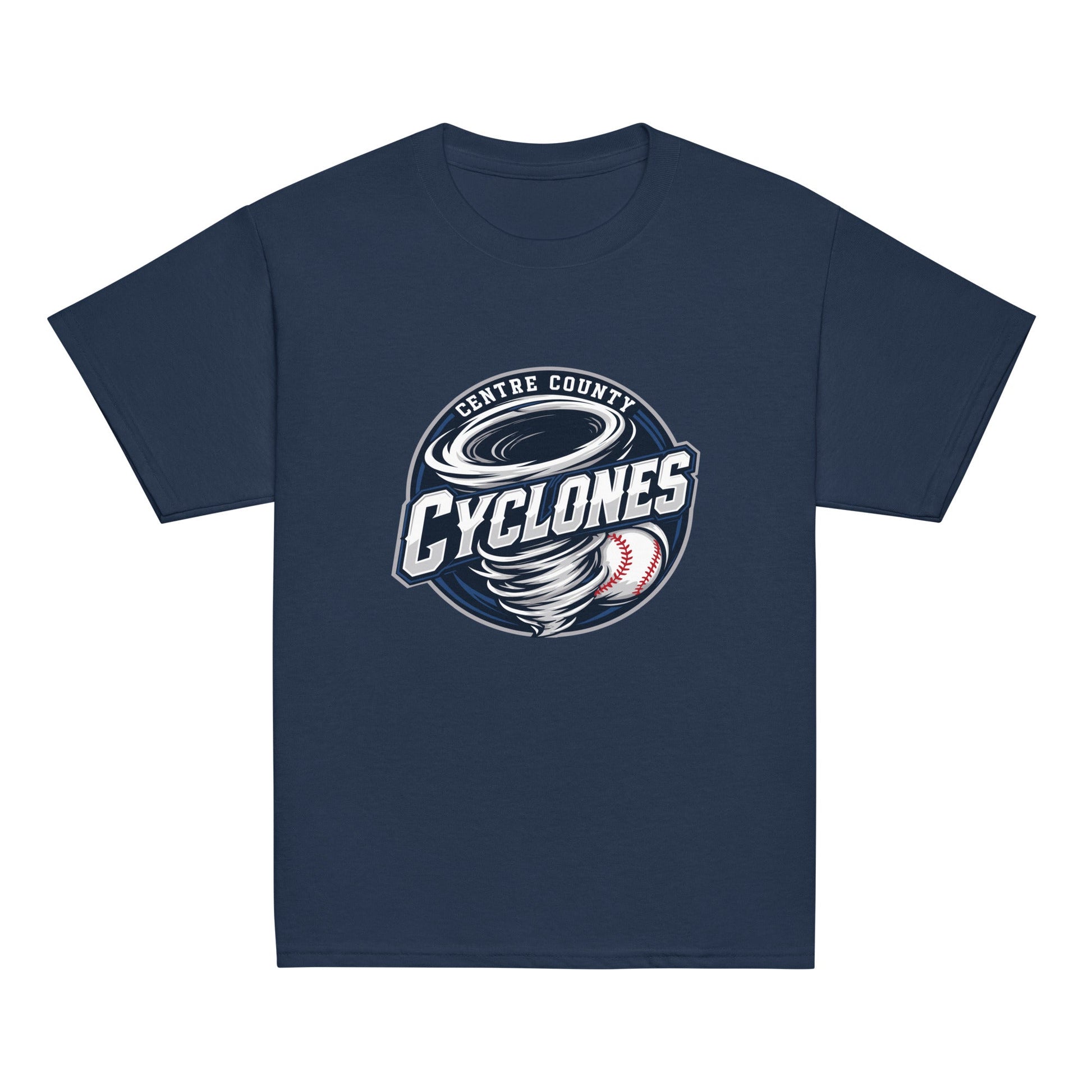 Classic | Youth T Shirt | Centre County Cyclones | Badge Logo