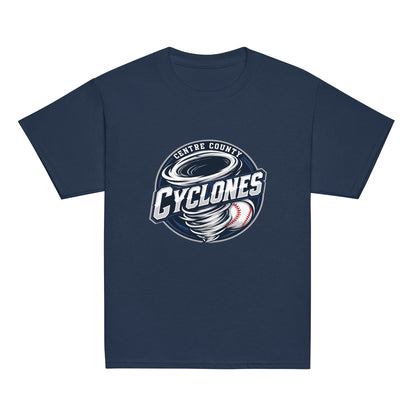 Classic | Youth T Shirt | Centre County Cyclones | Badge Logo