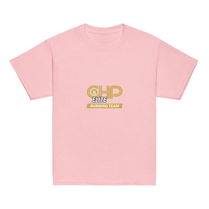 Classic | Youth T Shirt | CHP Elite Running Team | Runner Crest Logo