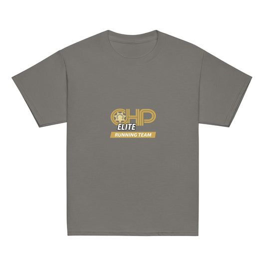 Classic | Youth T Shirt | CHP Elite Running Team | Runner Crest Logo