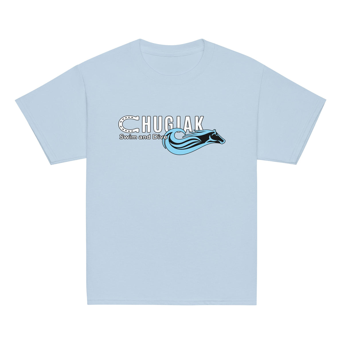 Classic | Youth T Shirt | Chugiak Mustang Swim & Dive | Emblem Logo