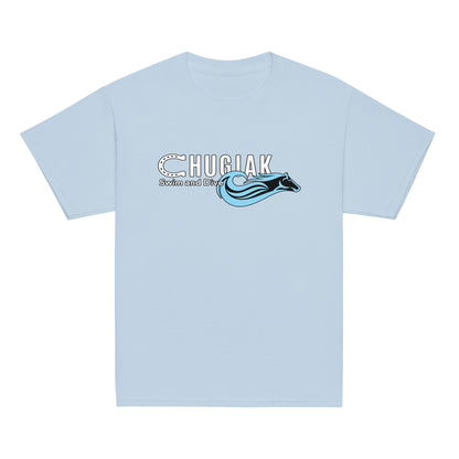 Classic | Youth T Shirt | Chugiak Mustang Swim & Dive | Emblem Logo