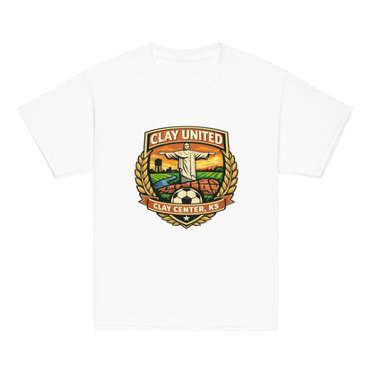 Classic | Youth T Shirt | Clay United | Crest Logo