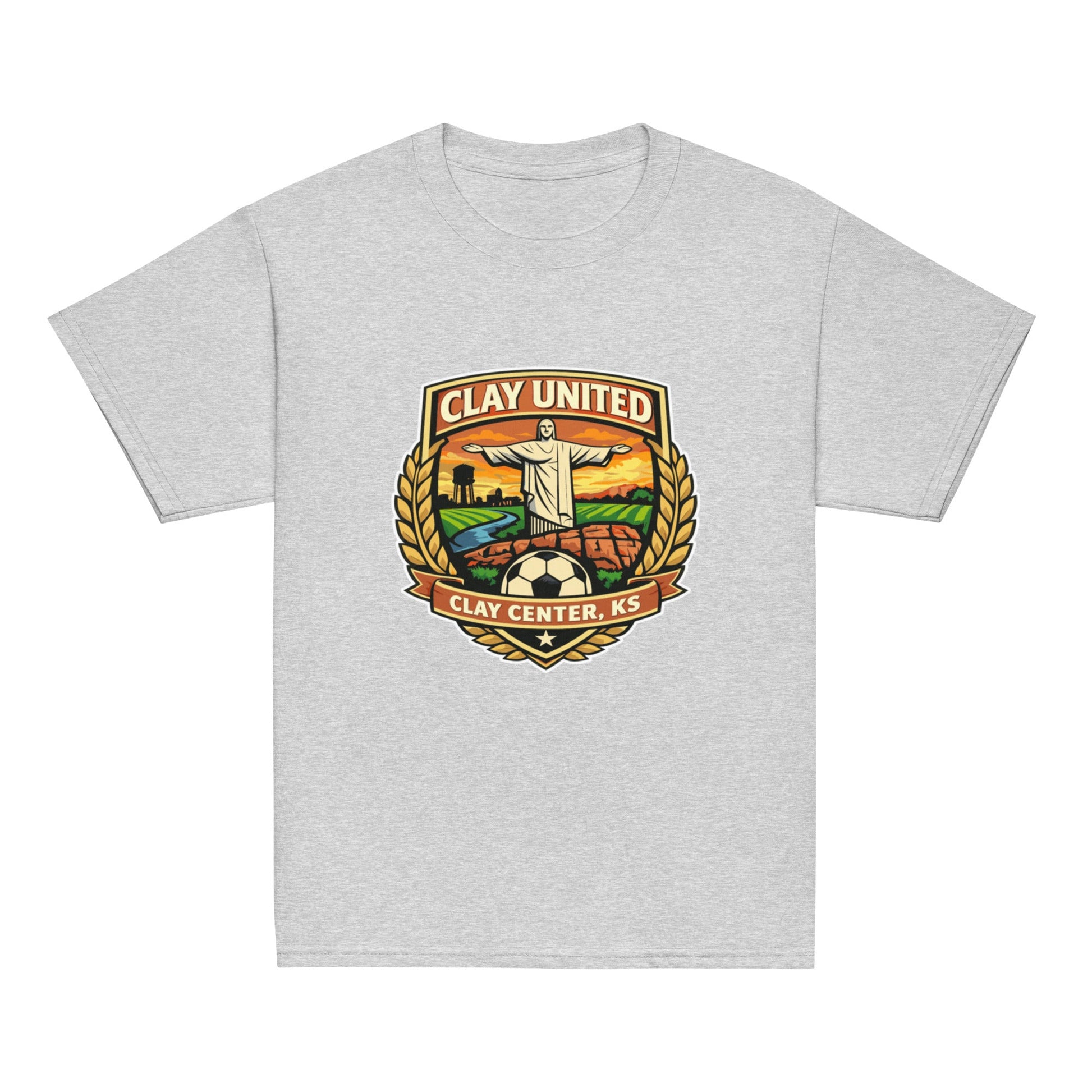 Classic | Youth T Shirt | Clay United | Crest Logo