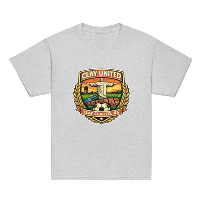 Classic | Youth T Shirt | Clay United | Crest Logo