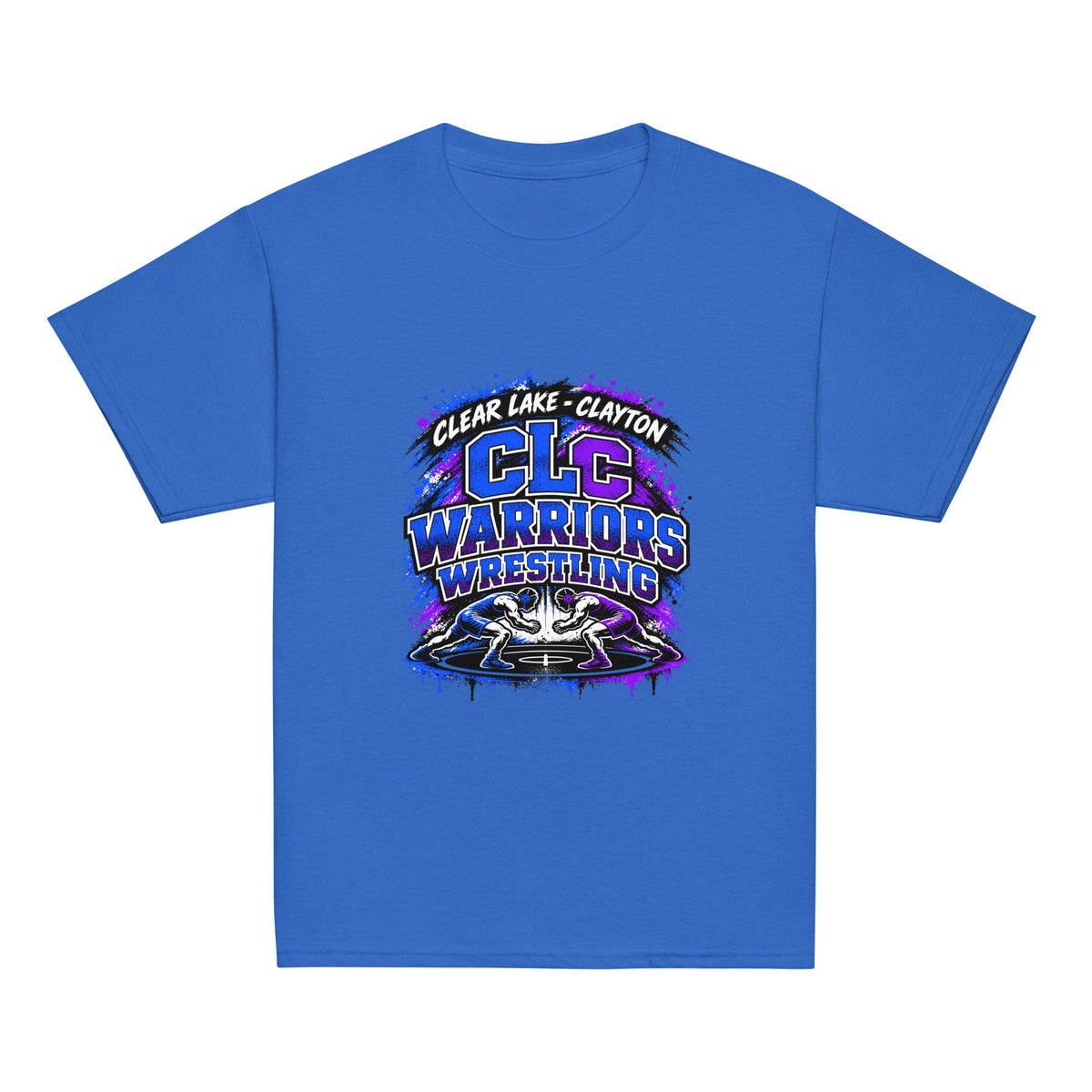 Classic | Youth T Shirt | Clear Lake - Clayton Wrestling | Apex Logo