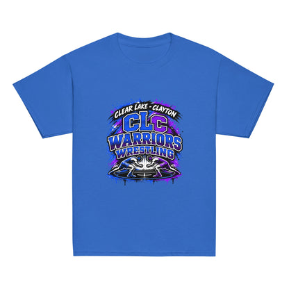 Classic | Youth T Shirt | Clear Lake - Clayton Wrestling | Apex Logo