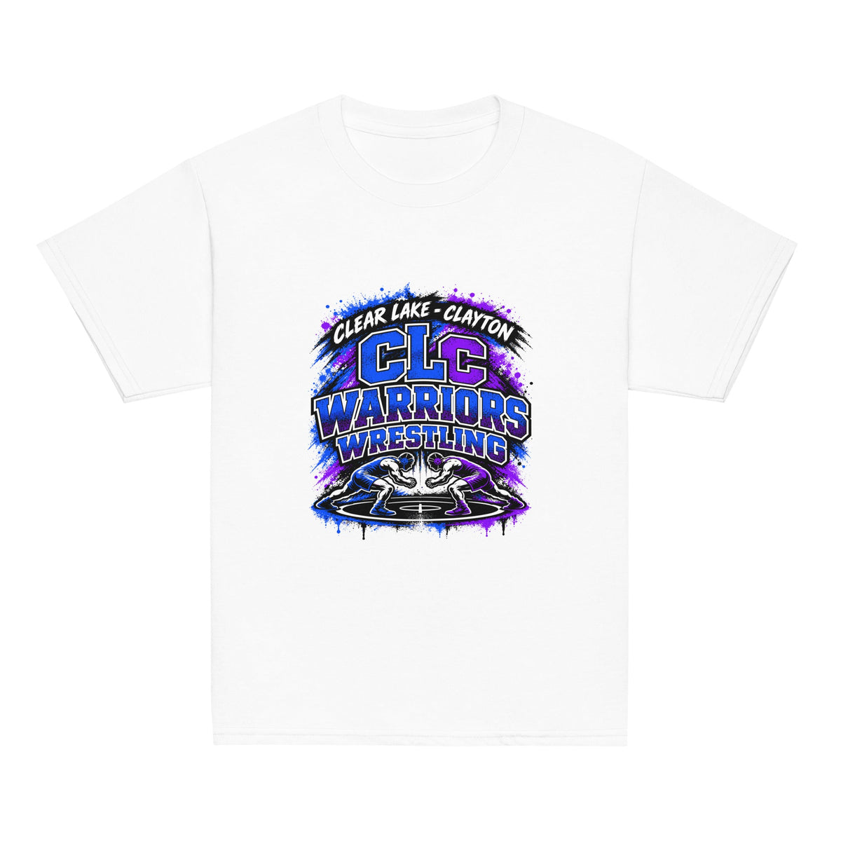 Classic | Youth T Shirt | Clear Lake - Clayton Wrestling | Apex Logo