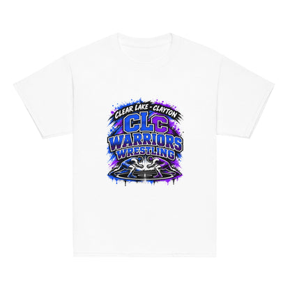 Classic | Youth T Shirt | Clear Lake - Clayton Wrestling | Apex Logo