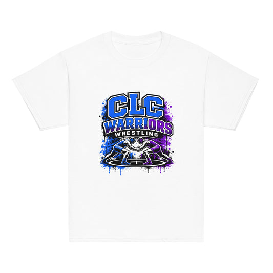 Classic | Youth T Shirt | Clear Lake - Clayton Wrestling | Emblem Logo
