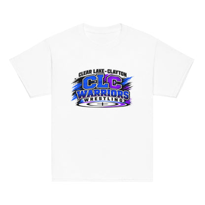 Classic | Youth T Shirt | Clear Lake - Clayton Wrestling | Vanguard Logo