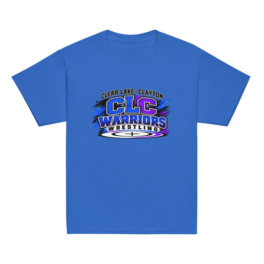 Classic | Youth T Shirt | Clear Lake - Clayton Wrestling | Vanguard Logo