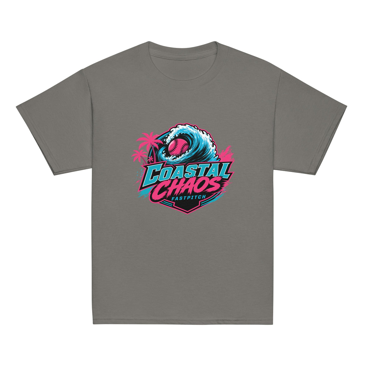 Classic | Youth T Shirt | Coastal Chaos Fastpitch | Emblem Logo