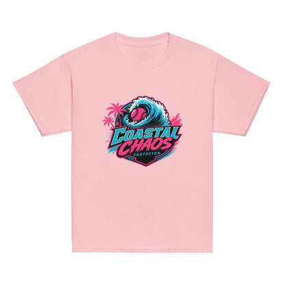 Classic | Youth T Shirt | Coastal Chaos Fastpitch | Emblem Logo