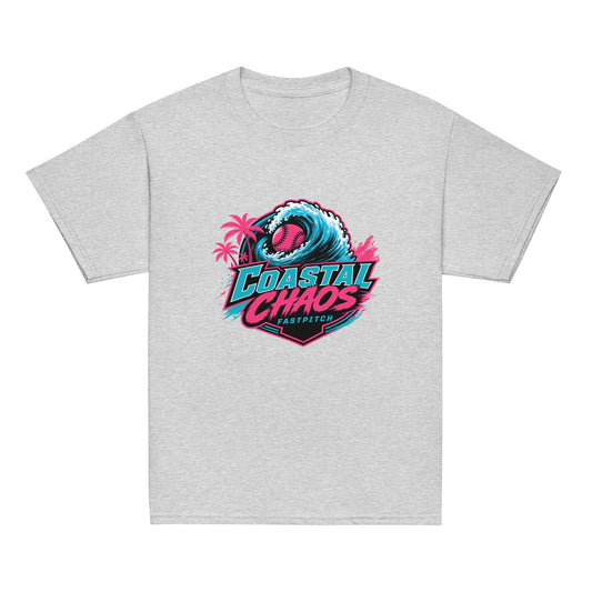 Classic | Youth T Shirt | Coastal Chaos Fastpitch | Emblem Logo