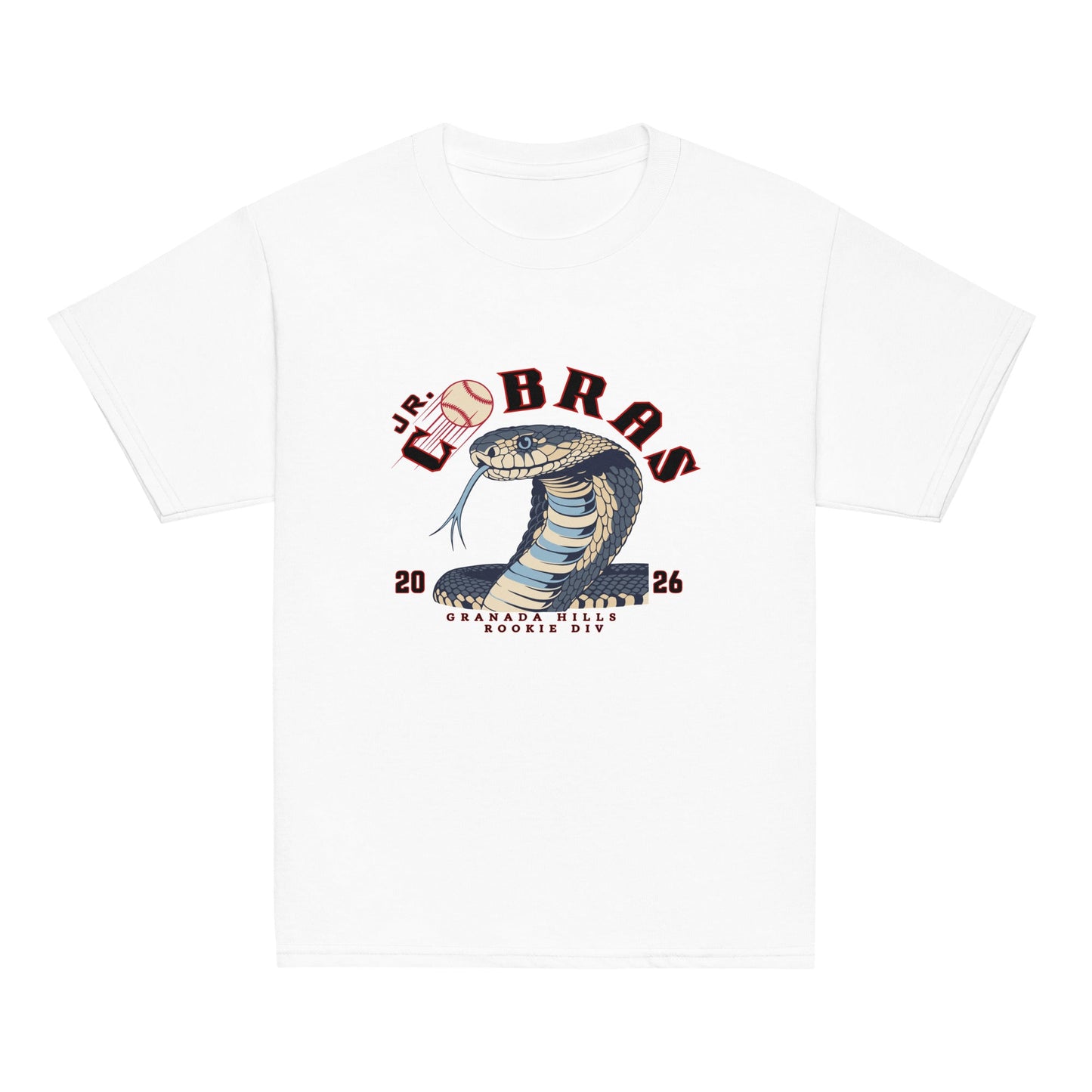 Classic | Youth T Shirt | Cobras '26 | Rookie Div Logo