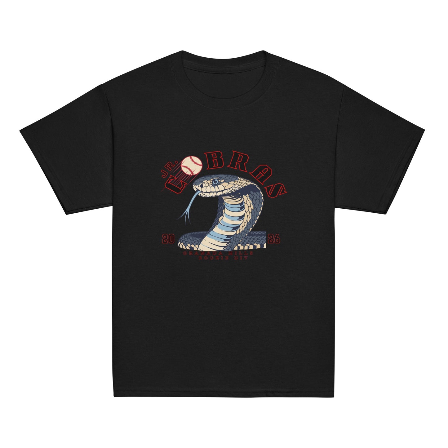 Classic | Youth T Shirt | Cobras '26 | Rookie Div Logo