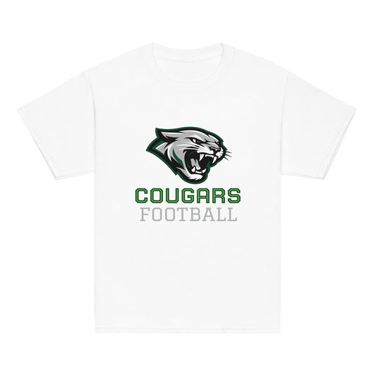 Classic | Youth T Shirt | Colts Neck Cougars | Youth Tackle Football (AYF) | Strike Mascot Logo