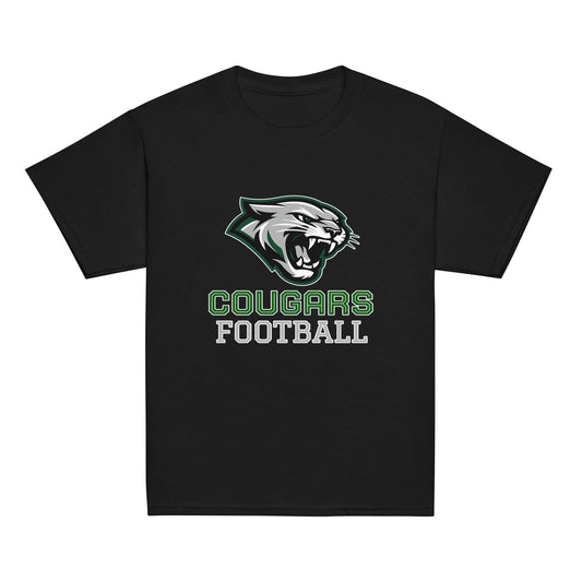 Classic | Youth T Shirt | Colts Neck Cougars | Youth Tackle Football (AYF) | Strike Mascot Logo