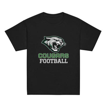 Classic | Youth T Shirt | Colts Neck Cougars | Youth Tackle Football (AYF) | Strike Mascot Logo