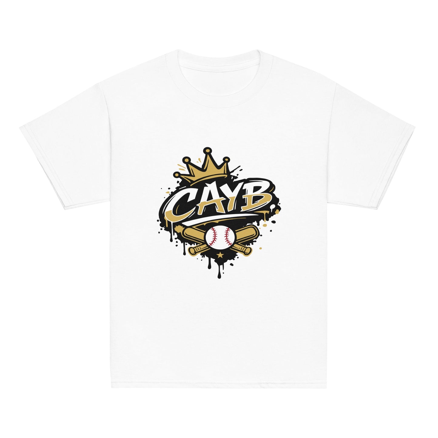 Classic | Youth T Shirt | Conroe Area Youth Baseball | Crown Logo