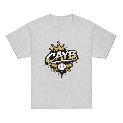 Classic | Youth T Shirt | Conroe Area Youth Baseball | Crown Logo