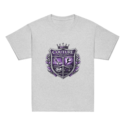 Classic | Youth T Shirt | Couture Productions | Couture Shield Logo
