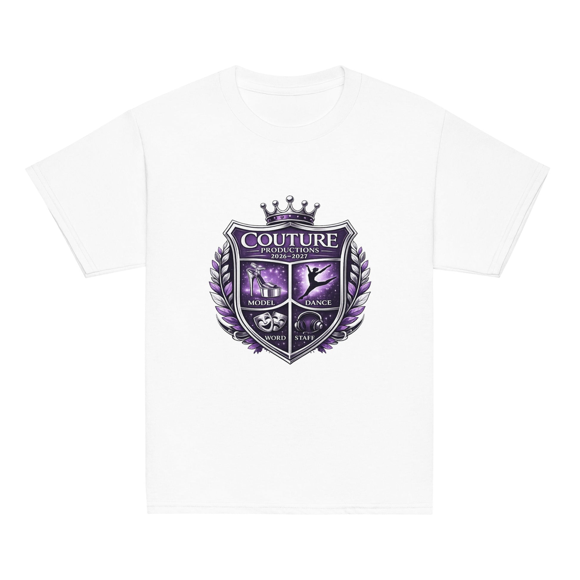 Classic | Youth T Shirt | Couture Productions | Couture Shield Logo