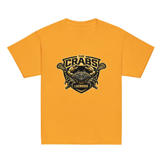 Classic | Youth T Shirt | Crabs lax | Badge Logo