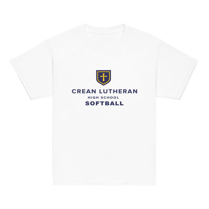 Classic | Youth T Shirt | Crean Lutheran Softball | CLHS SB Logo