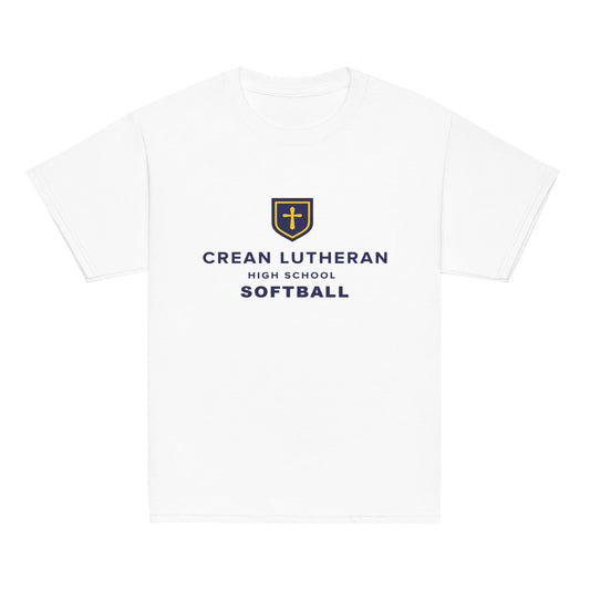 Classic | Youth T Shirt | Crean Lutheran Softball | CLHS SB Logo