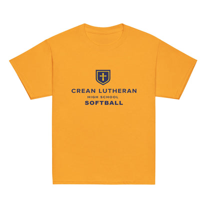 Classic | Youth T Shirt | Crean Lutheran Softball | CLHS SB Logo