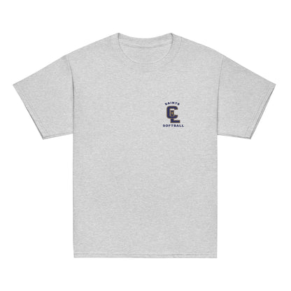 Classic | Youth T Shirt | Crean Lutheran Softball | Navy CL Softball Logo