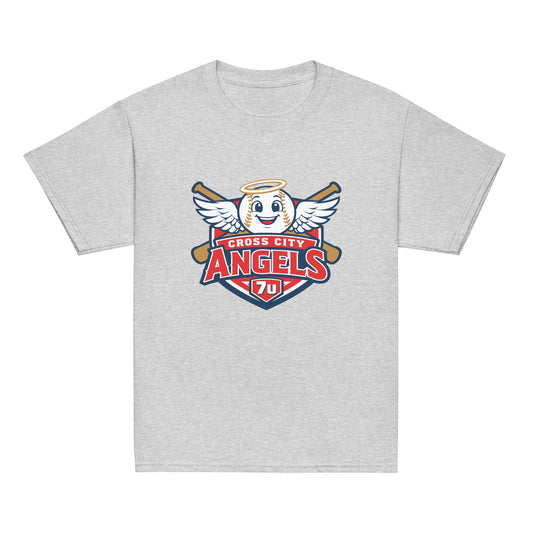 Classic | Youth T Shirt | Cross City Angels | Shield Logo