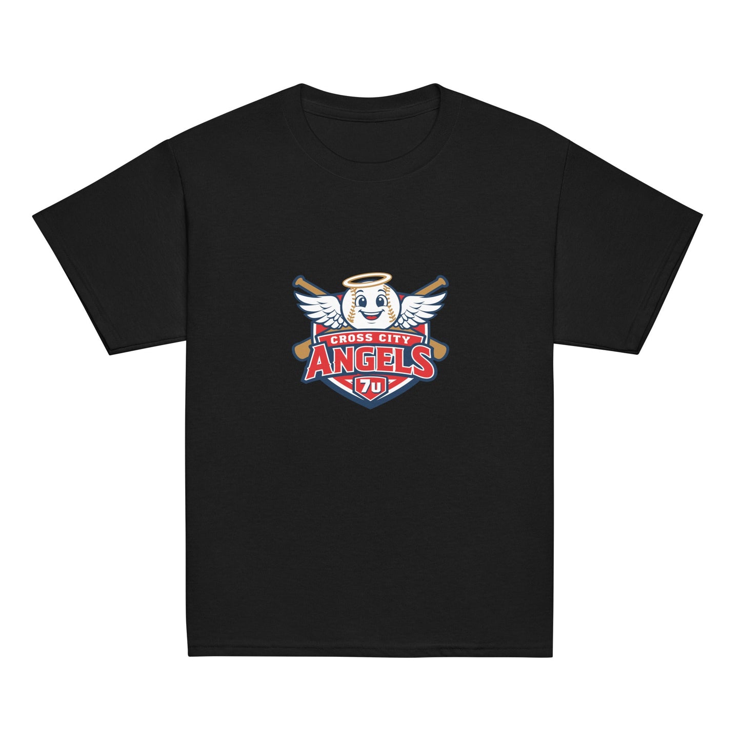 Classic | Youth T Shirt | Cross City Angels | Shield Logo