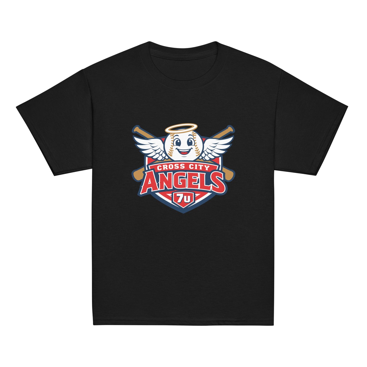 Classic | Youth T Shirt | Cross City Angels | Shield Logo