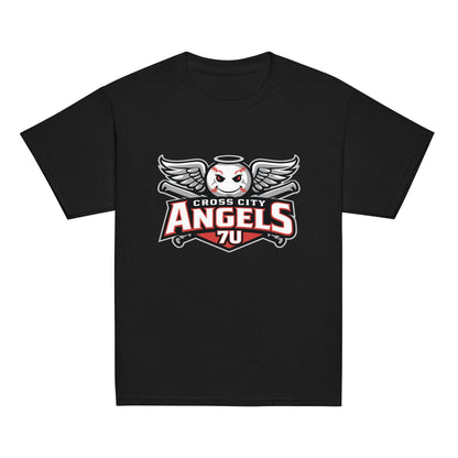Classic | Youth T Shirt | Cross City Angels | Winged Guardian Logo