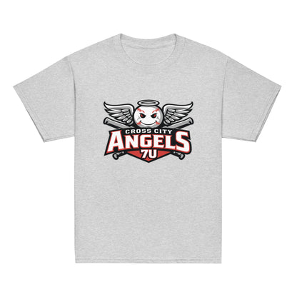 Classic | Youth T Shirt | Cross City Angels | Winged Guardian Logo