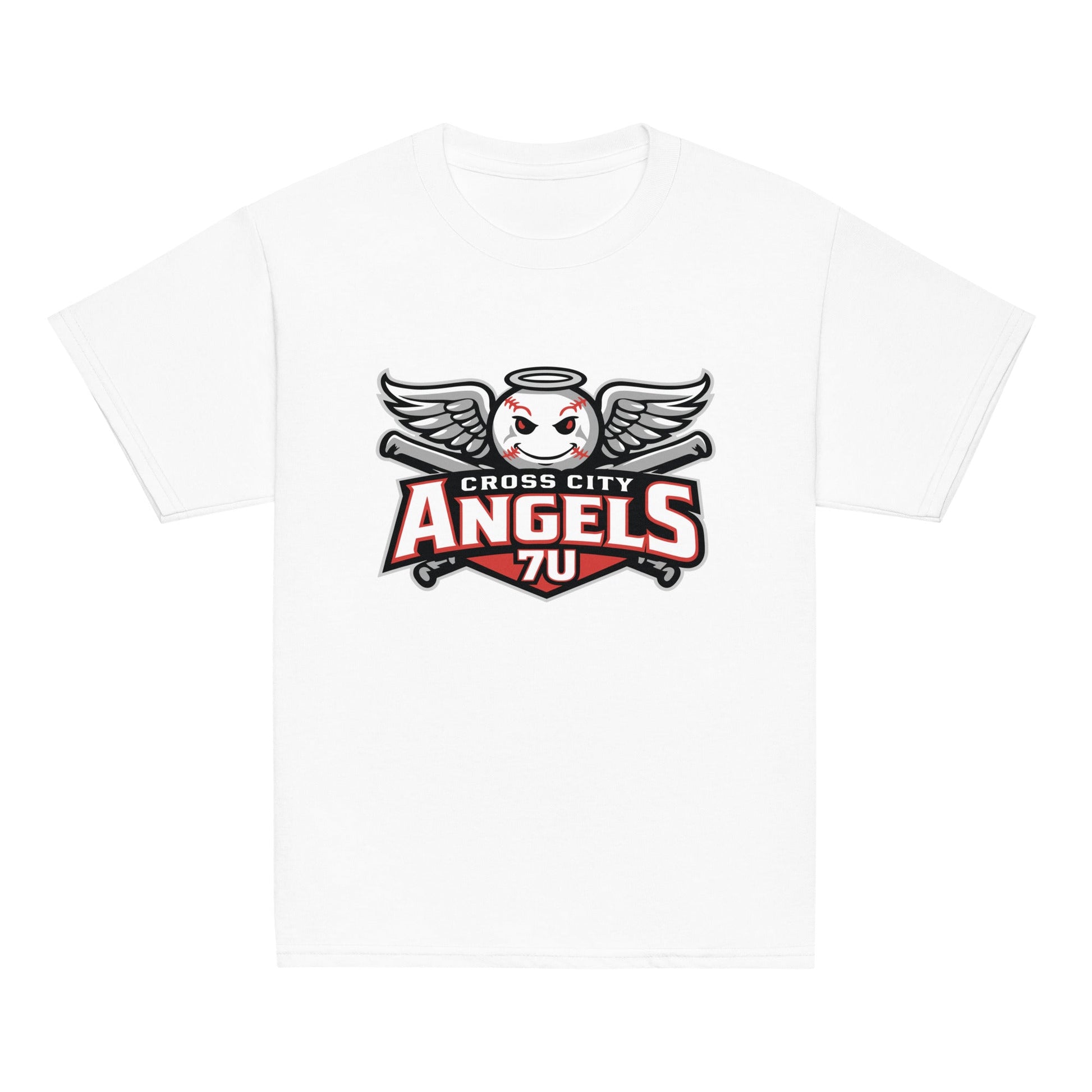 Classic | Youth T Shirt | Cross City Angels | Winged Guardian Logo