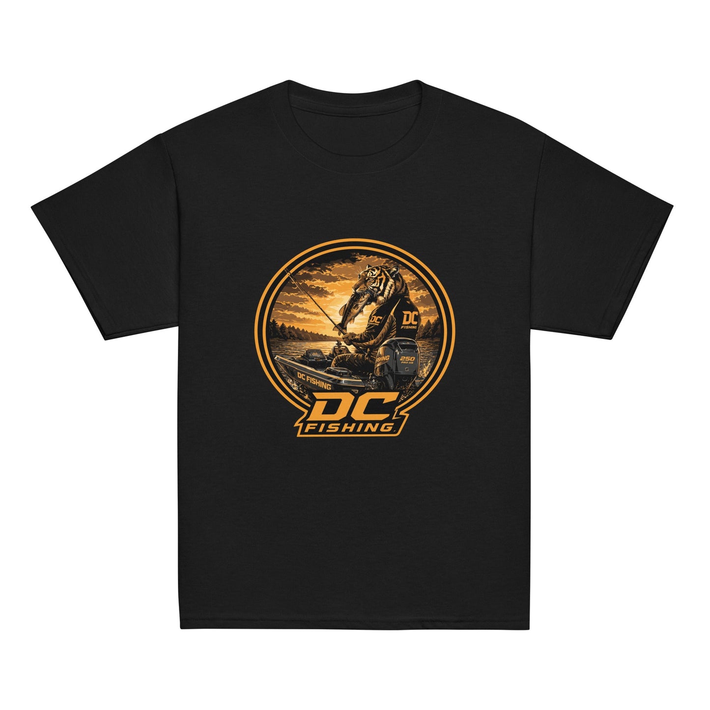 Classic | Youth T Shirt | DeKalb Fishing Team | Badge Logo