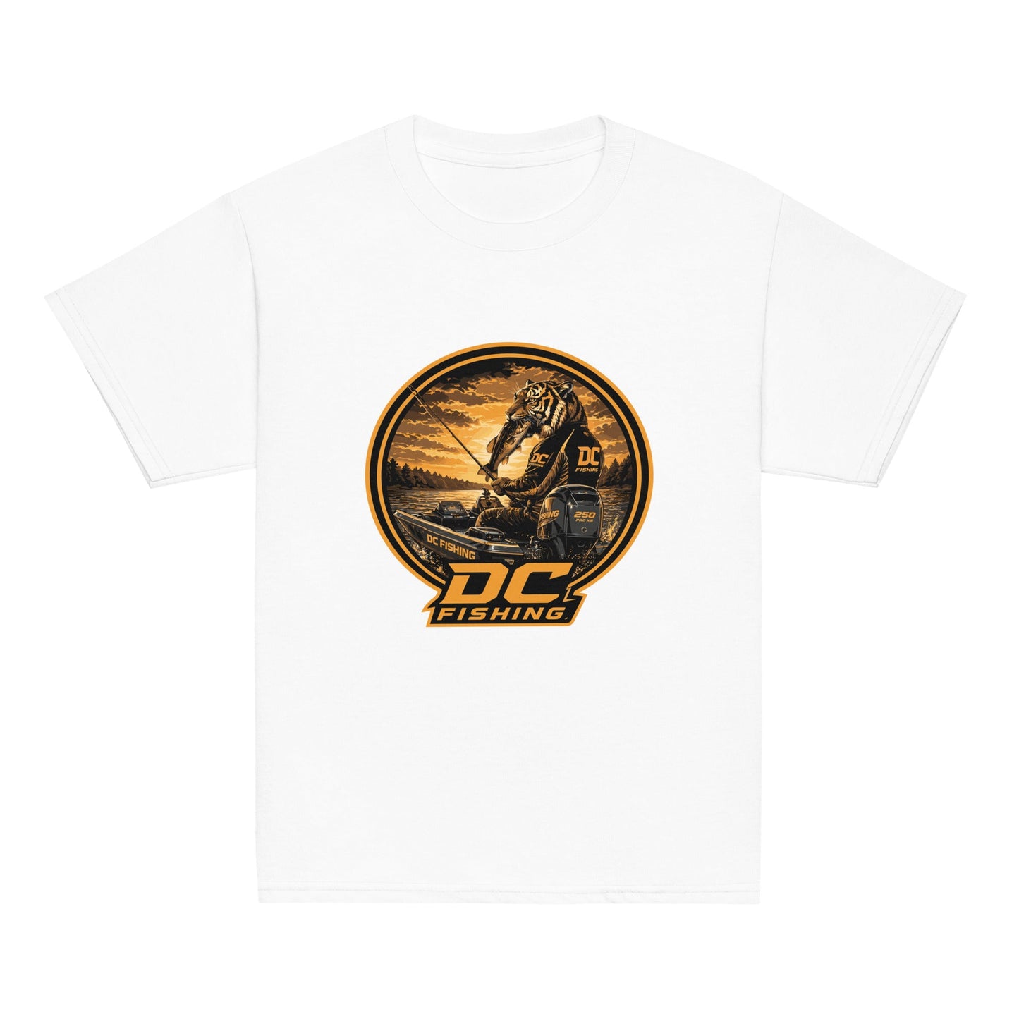 Classic | Youth T Shirt | DeKalb Fishing Team | Badge Logo
