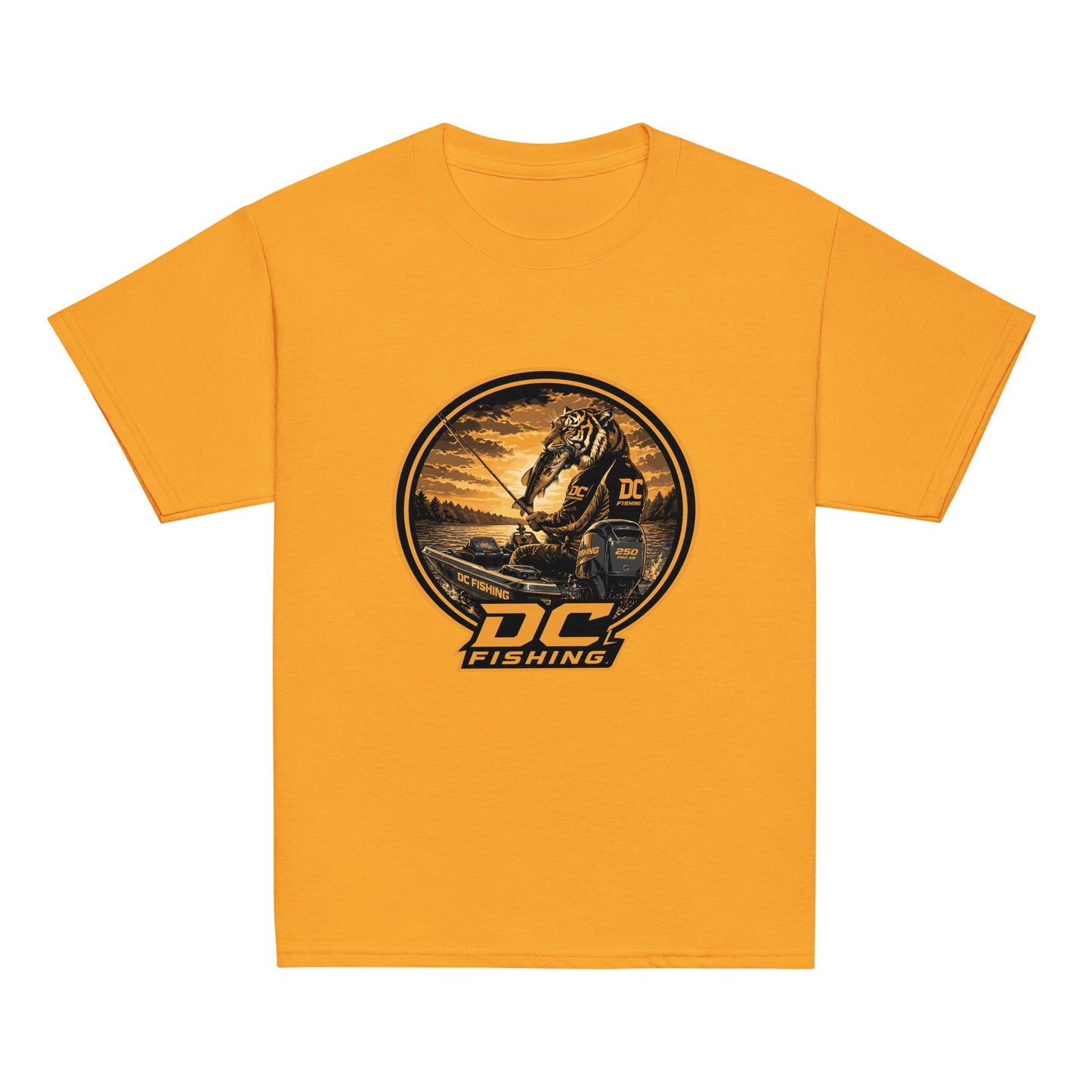Classic | Youth T Shirt | DeKalb Fishing Team | Badge Logo