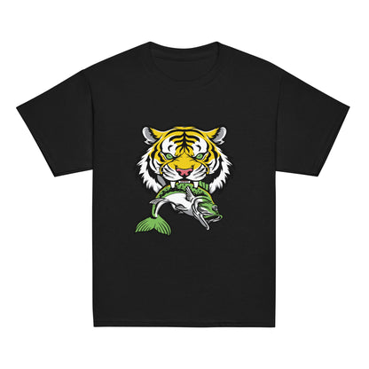 Classic | Youth T Shirt | DeKalb Fishing Team | Mascot Logo