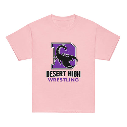 Classic | Youth T Shirt | Desert High Scorpions | Crest Logo