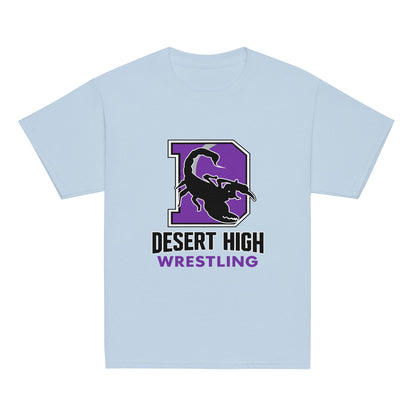 Classic | Youth T Shirt | Desert High Scorpions | Crest Logo