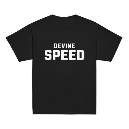 Classic | Youth T Shirt | Devine Speed | Script Logo