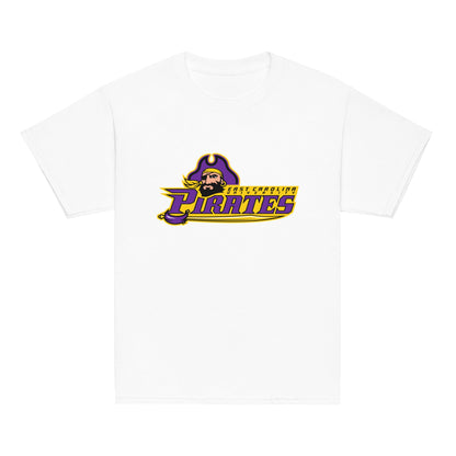Classic | Youth T Shirt | ECU Club Womens Lacrosse | Pirate Emblem Logo