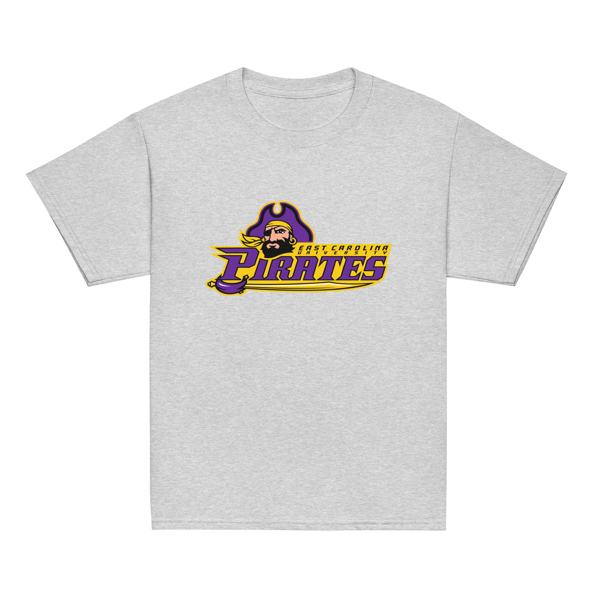 Classic | Youth T Shirt | ECU Club Womens Lacrosse | Pirate Emblem Logo
